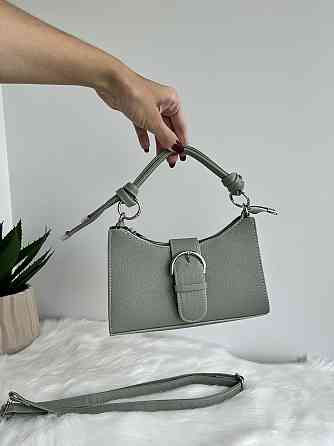 Стильная сумочка клатч багет женская молодежная яркая Турция Крохатушка одяг Фисташковый Киев