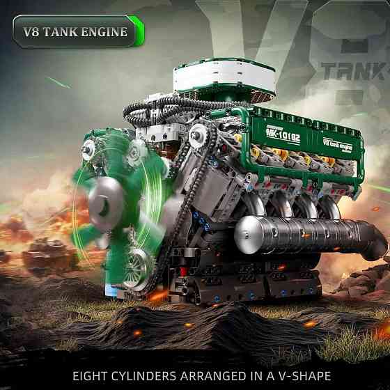 Конструктор Technic Mould King 10216 — Турбореактивний двигун (1214 деталей) Київ