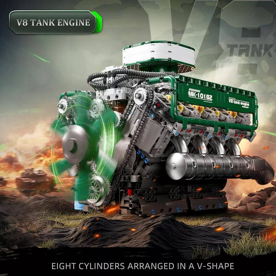 Конструктор Technic Mould King 10216 — Турбореактивний двигун (1214 деталей) Київ - фото 5