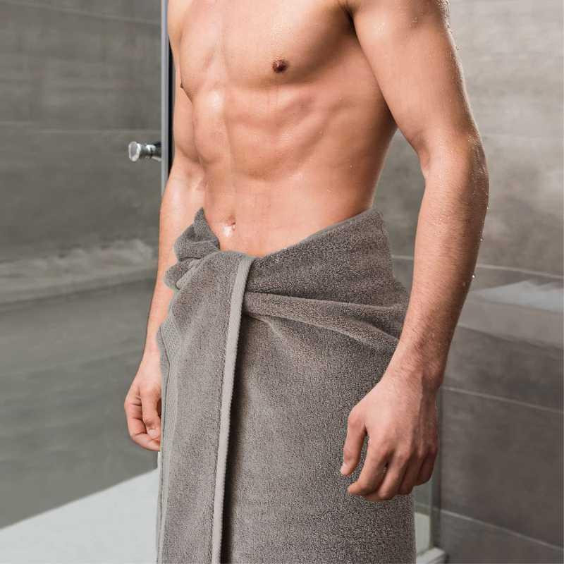 Рушник Махровий Банний (100% Бавовна) Lovely Svi в подарунковому пакеті розмір: 70 x 140 см Сірий (571022) Київ - фото 3