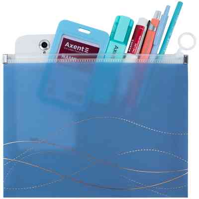 Папка на молнии Axent zip-lock А5 Waves-2 (1498-41-A) Винница