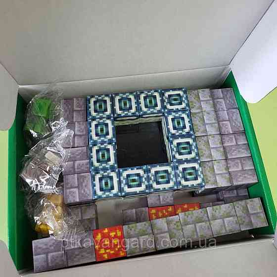 Конструктор магнітний майнкрафт / магнітні блоки 65 шт портал в ендер Dream World LZCK 012 Хмельницький