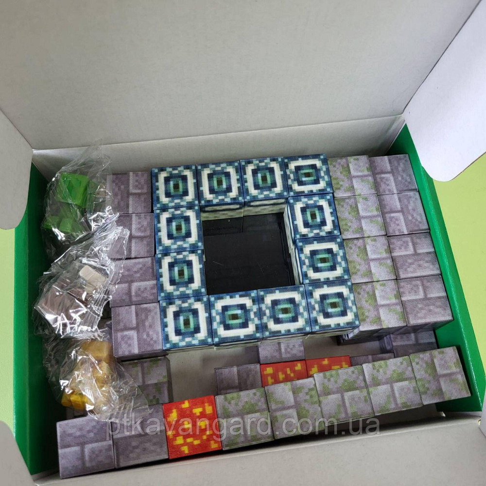Конструктор магнітний майнкрафт / магнітні блоки 65 шт портал в ендер Dream World LZCK 012 Хмельницький - фото 3