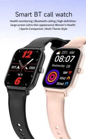 Умные часы Huafit Watch GTS: сенсорный экран, водонепроницаемость IP67, фитнес-трекер розовий Киев - изображение 1