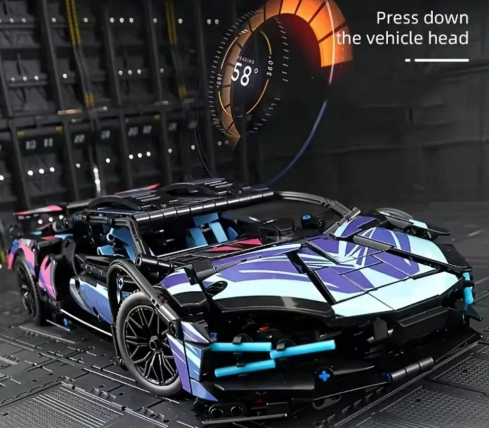 Конструктор 1в1 Technic Lego Lamborghini Sian с Управлением 1314 шт. Харьков - изображение 4