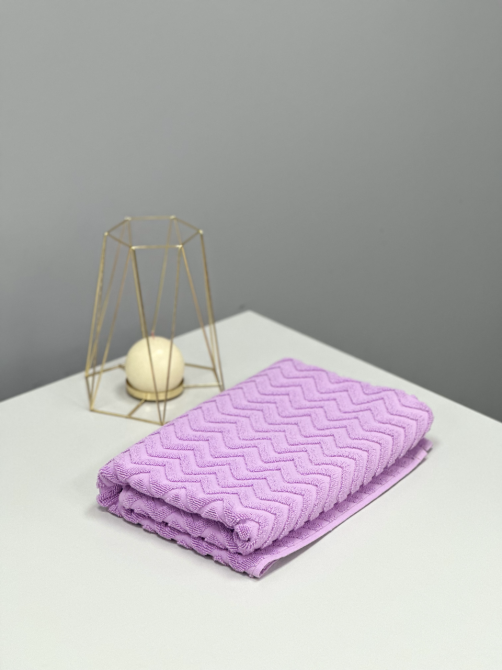 Акция! Полотенце махровое Ideal Textile 100% хлопок, 100х150 см, Узбекистан ліловий Черновцы - изображение 2