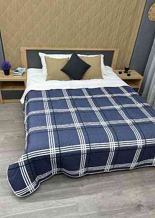 Покривало декоративне Decorator Kelso 215х240 см синій з білим (85-202) Київ
