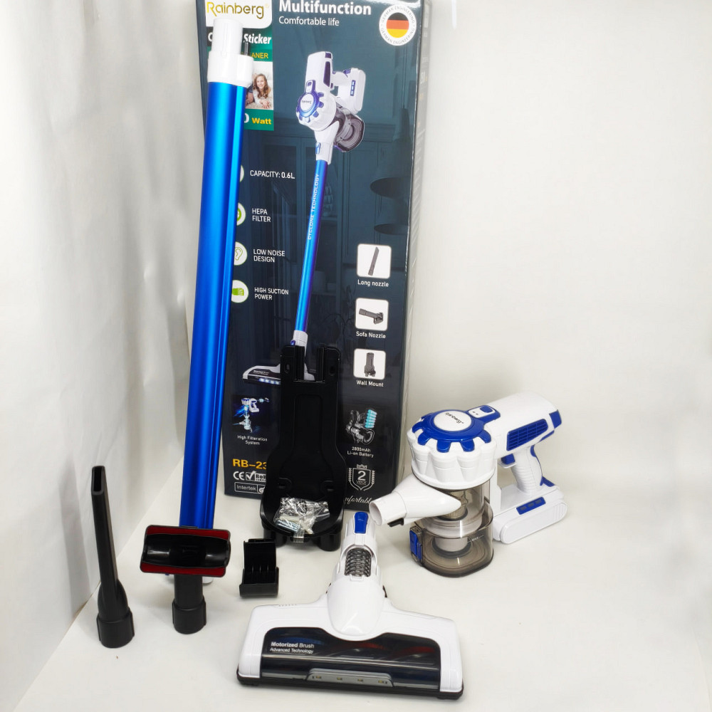 Мощный ручной вертикальный пылесос Rainberg RB-2301 2500Вт, Электрический вертикальный пылесос QD-21 Львов - изображение 3