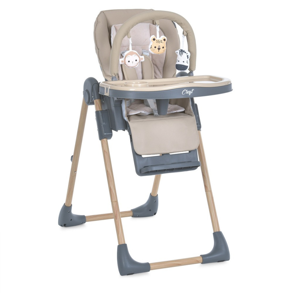 Стільчик для годування CRAFT ME 1115-W Beige, до 15 кг Вінниця - фото 1