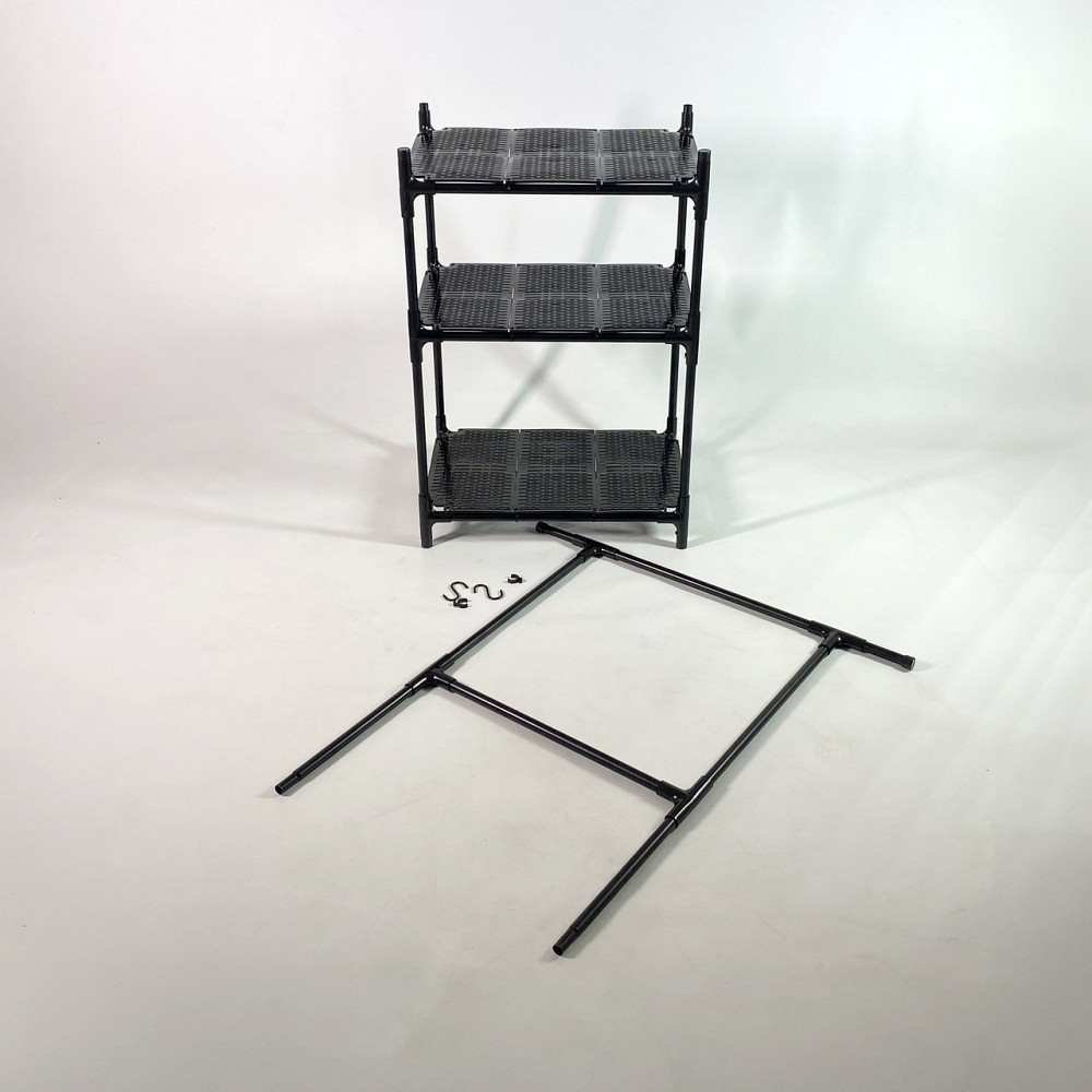 Полиця-етажерка у ванну кімнату Bona Part 2 - 3х ярусний стелаж з поличками для дрібних речей Бориспіль - фото 8