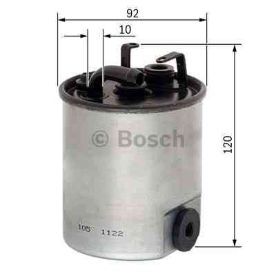 Фільтр паливний Bosch F 026 402 044 Вінниця