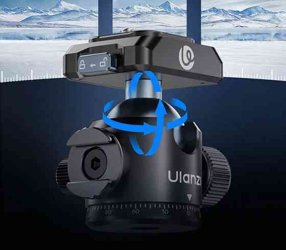 Головка штативная шаровая 360 6кг Uka Ulanzi T100 Киев