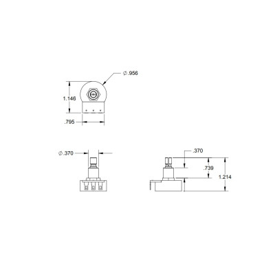 Потенциометр для гитары Seymour Duncan SDP250 (209907) Винница - изображение 2