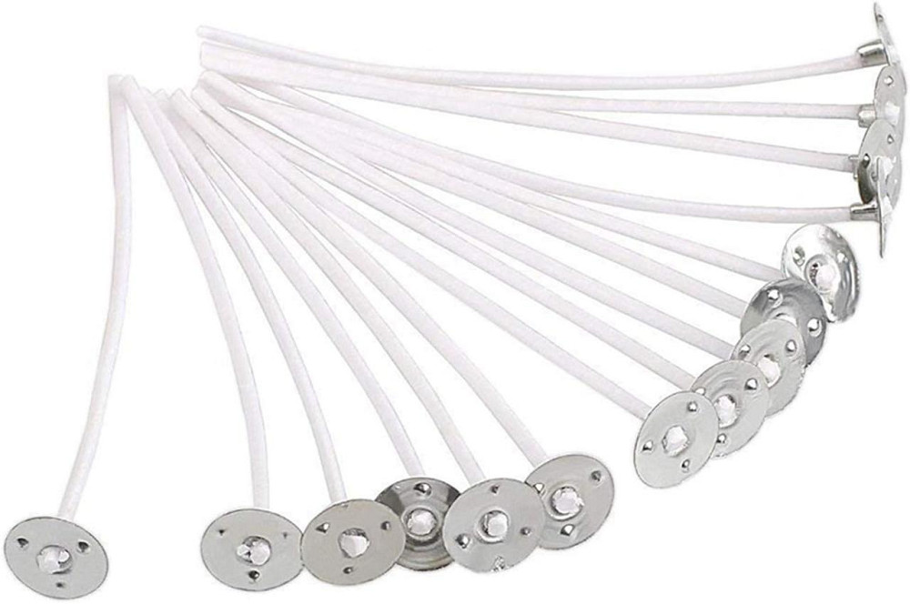 Вощений фитиль для свічок, комплект 100 шт, 12 см Київ - фото 1