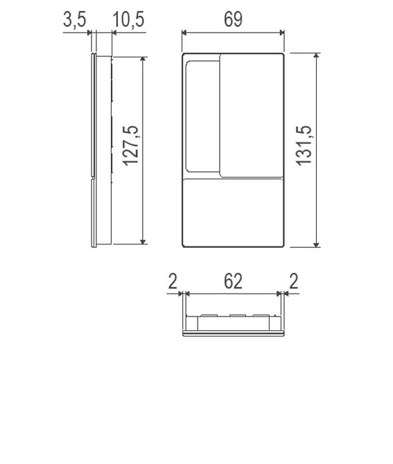 Ручка AGB Art. B300020093 WAVE WC матовый черный Киев - изображение 2