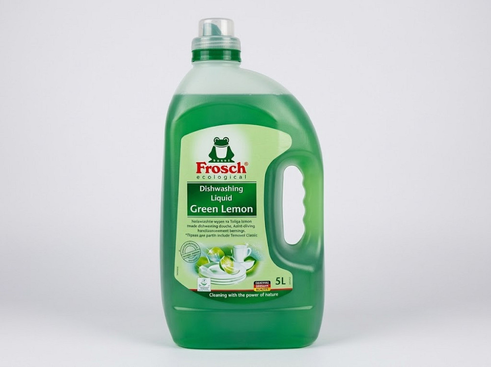 Засіб для миття посуду FROSCH Зелений лимон 5 л Київ - фото 2