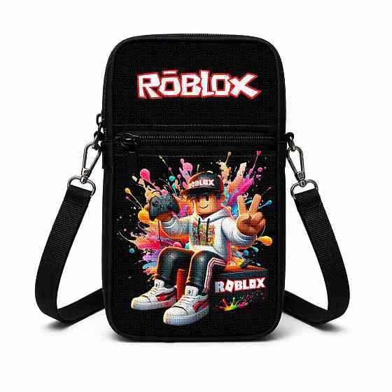 Сумка-чехол для телефона Roblox детская через плечо, водонепроницаемая мини-сумка (4824) Киев