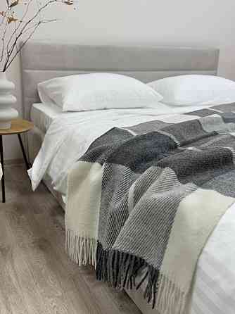 Vladi Плед Vladi 170x210 см вовняний 70% сірий Нова Зеландія 01/Liam Коломыя