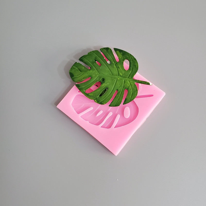 Силиконовый молд Листок 67 на 69 мм розовый Киев - изображение 6