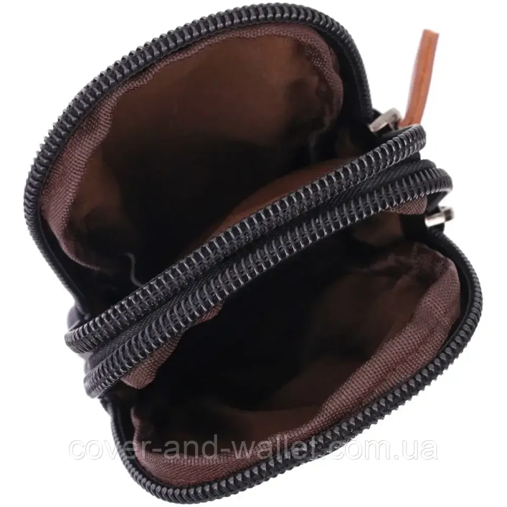 Вертикальная сумка-чехол на пояс с металлическим карабином из качественного текстиля Puos Киев - изображение 3