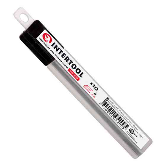 Комплект лез сегментних, 9 мм, 10шт. INTERTOOL HT-0520 Київ