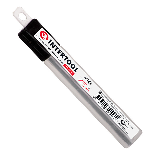 Комплект лез сегментних, 9 мм, 10шт. INTERTOOL HT-0520 Київ - фото 2