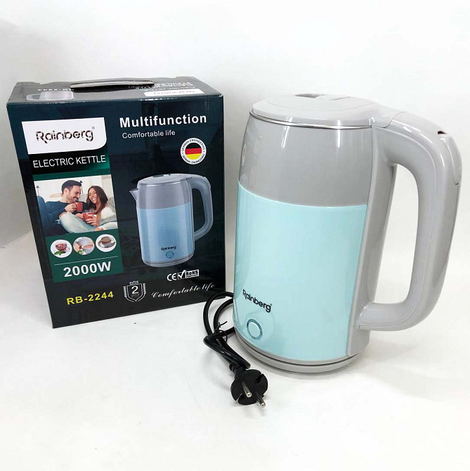 Мощный бытовой электрочайник, Электрические чайники качественные, Чайники на подставке YI-11 Львов - изображение 17