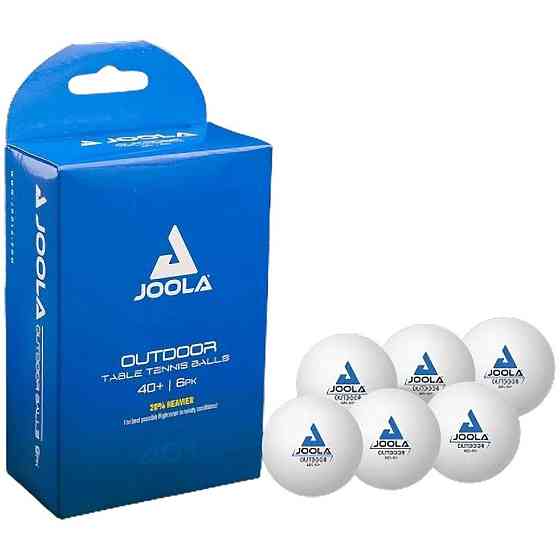 Мячи для настольного тенниса JOOLA Allweather Ping Pong 6 шт, белые Киев
