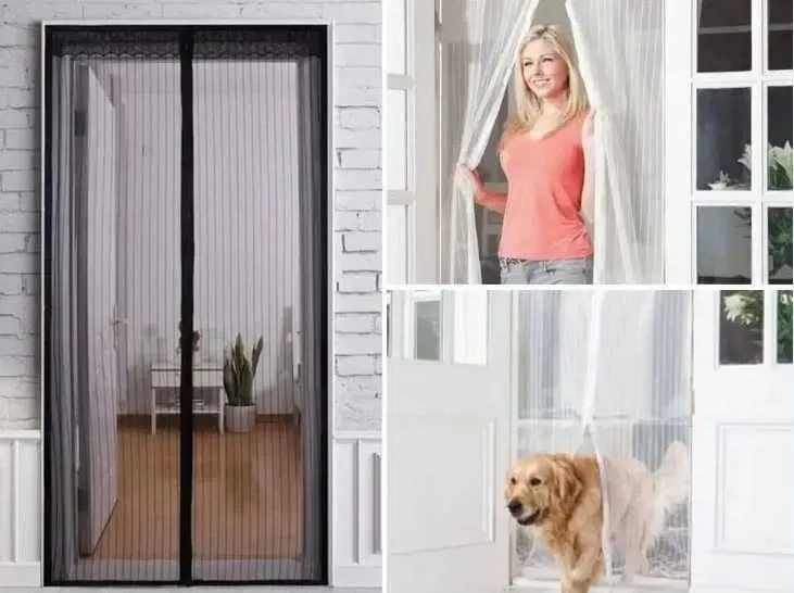 Москітна фіранка 100*210см в целофановій упаковці - надійний захист від комах для вашої оселі. Одеса - фото 1