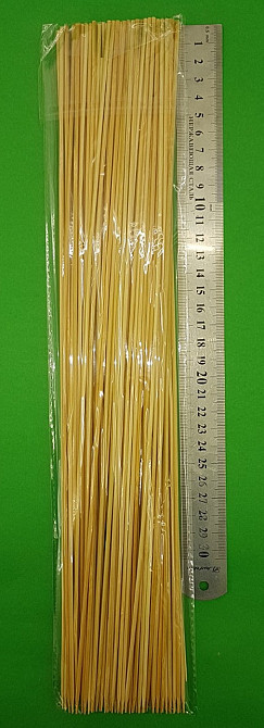 Палочки для шашлыка бамбуковые (100шт) 40см 2.5mm (НЕ ТОЧНОЕ КОЛИЧЕСТВО) (1 пачка) Харьков - изображение 2