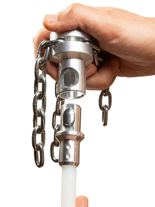 Алюминиевая щетка с цепями Savent TURBO PRO 260 мм Киев - изображение 6