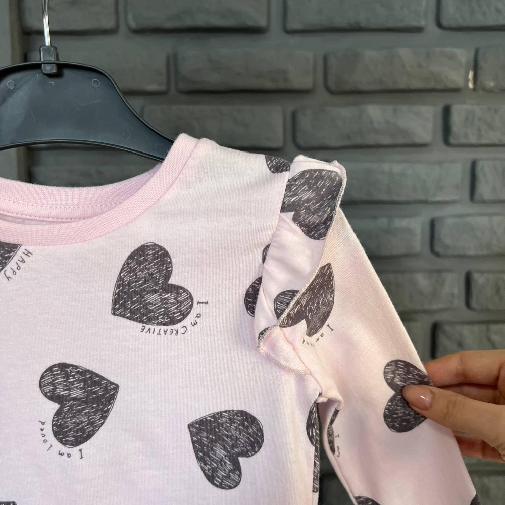 Дитячий Костюм Кофта та Лосіни George Рожевий 18-24міс (86-92см) Київ - фото 3