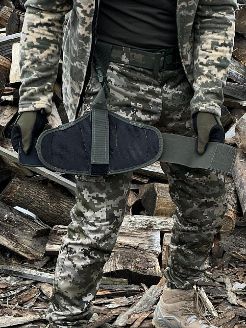 Настегна кобура для пістолета на ногу тактична на стегно одне кріплення камуфляж Одеса - фото 4