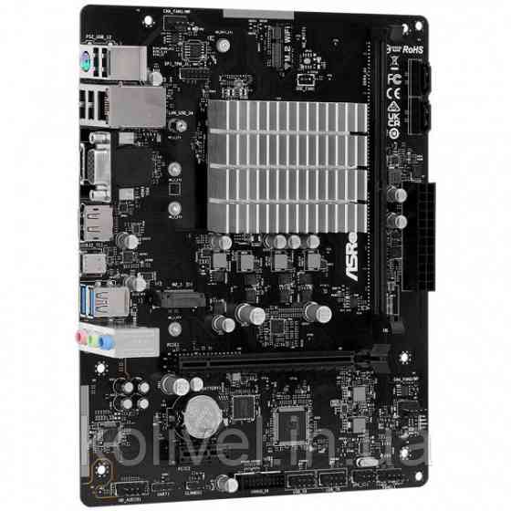 ASRock N100M (Quad-Core N100 3.4GHz, 1xDDR4 DIMM, VGA/HDMI/DP, 1*PCIe, 2xSATAIII, M.2, GLan, mATX) (N100M) Киев