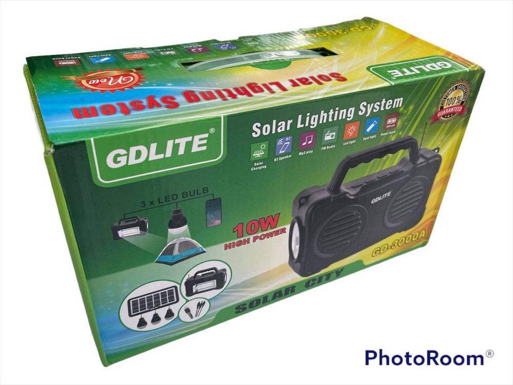 Універсальна сонячна станція GDLite GD-3000A / Power Bank повір банк / Радіо usb bloetooth Чернівці - фото 8