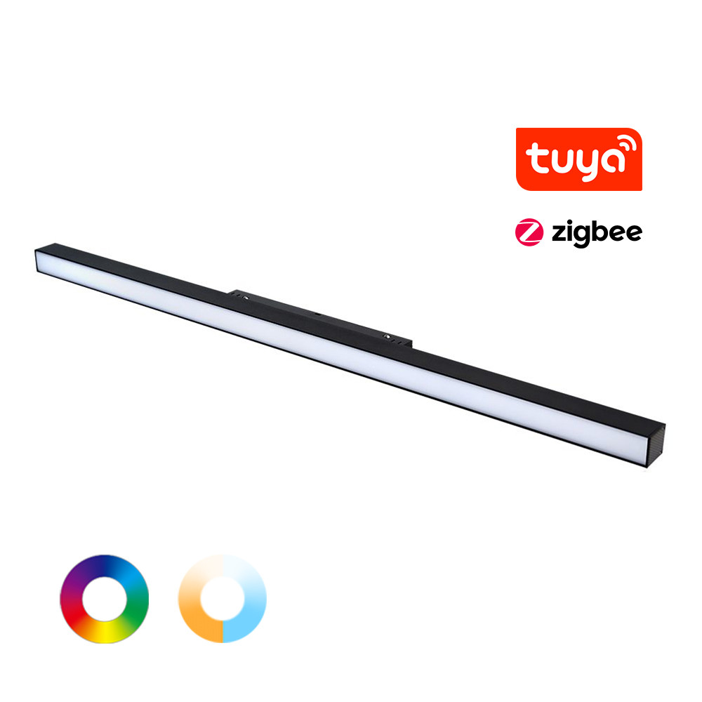 Milight Магнітний трековий світильник лінійний RGB+CCT (2700-6500K) 24W RF2.4G + ZigBee3.0+ rad Київ - фото 1