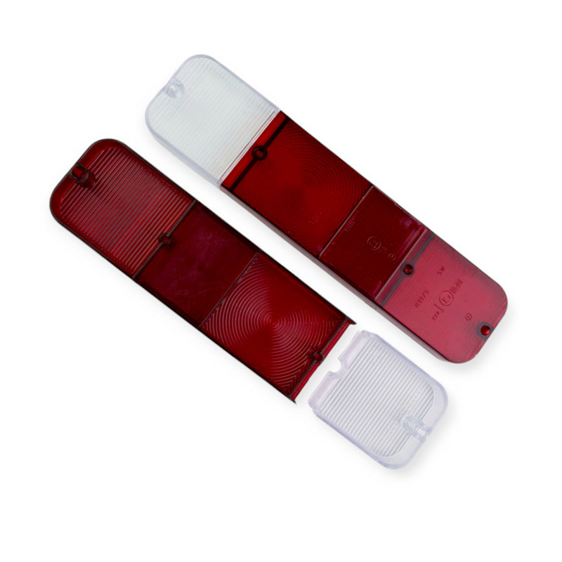 Скло Москвич 412 заднього (червоне+біле) (к-кт 2 шт) ліхтаря Мукачево - фото 1