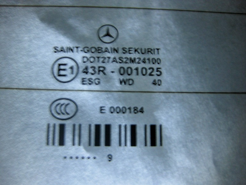 Mercedes-Benz  A2126701580 43R-001025 Заднє скло E-Class W212 Одесса - изображение 8
