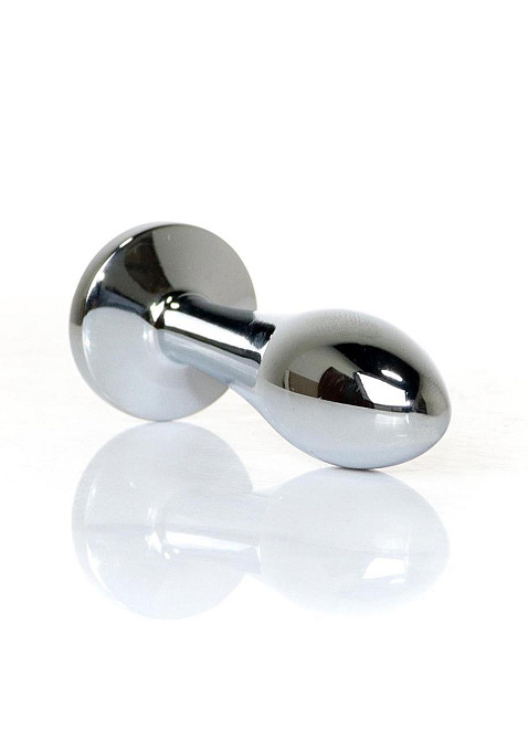 Анальна пробка - Jewellery Silver Plug Clear S Sex Aura Київ - фото 5