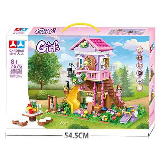 Конструктор Chaobao Летний домик на дереве/кемпинг, 685 деталь Киев