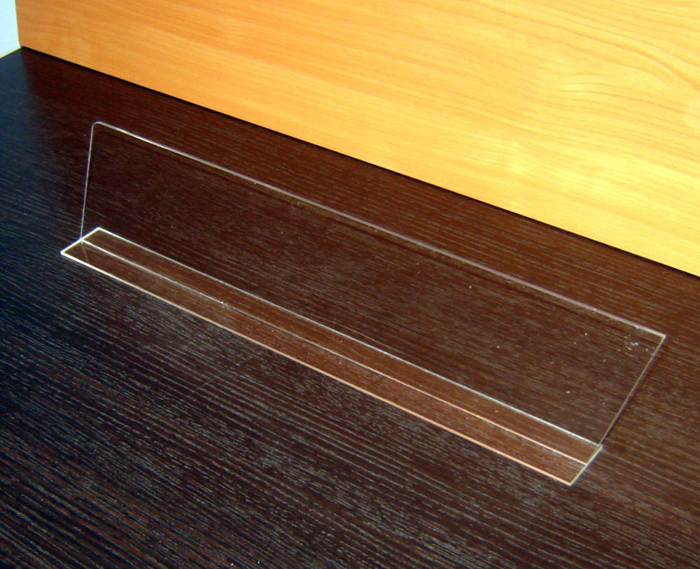 Полочный делитель на наклонную полку 413х112 толщиной 2 мм Киев - изображение 3