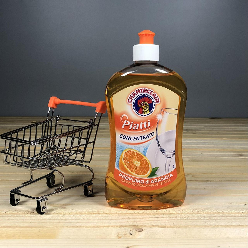 Засіб для миття посуду Chanteclair Piatti Concentrato — апельсин, концентрат, Італія 500 мл Київ - фото 1