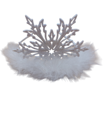 Корона обруч новорічна one size білий Київ