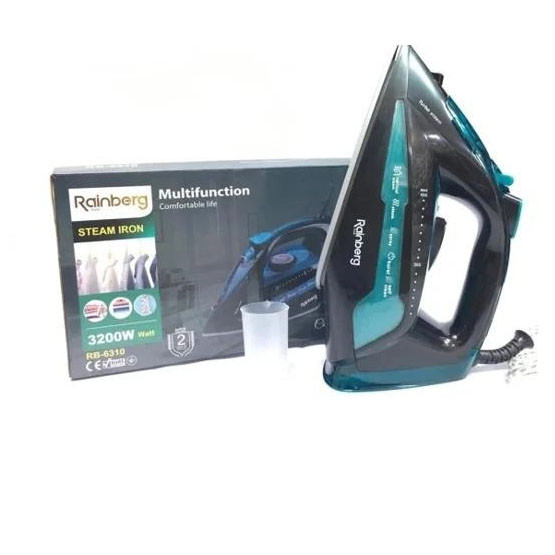 Утюг для различной одежды Rainberg RB-6310, Профессиональный утюг для глажки Домашний с паром AY-65 Львов - изображение 11