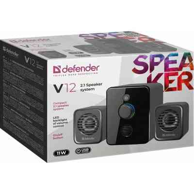 Акустическая система Defender V12 USB Black (65212) Винница