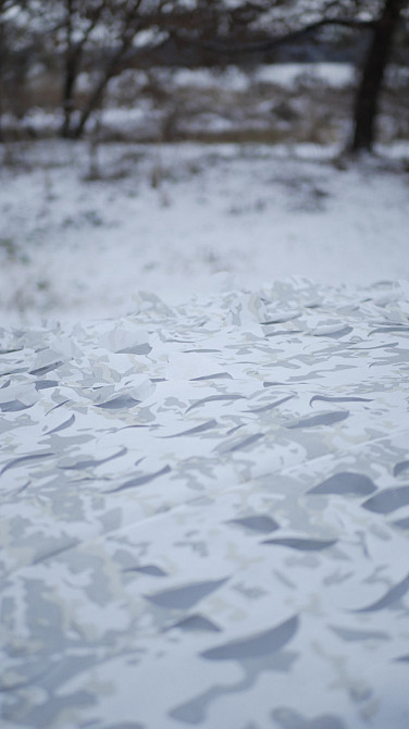 Зимова маскувальна сітка Militex Зимовий мультикам 6х10м (площа 60 кв.м.) Зимові маскувальні сітки Київ - фото 5