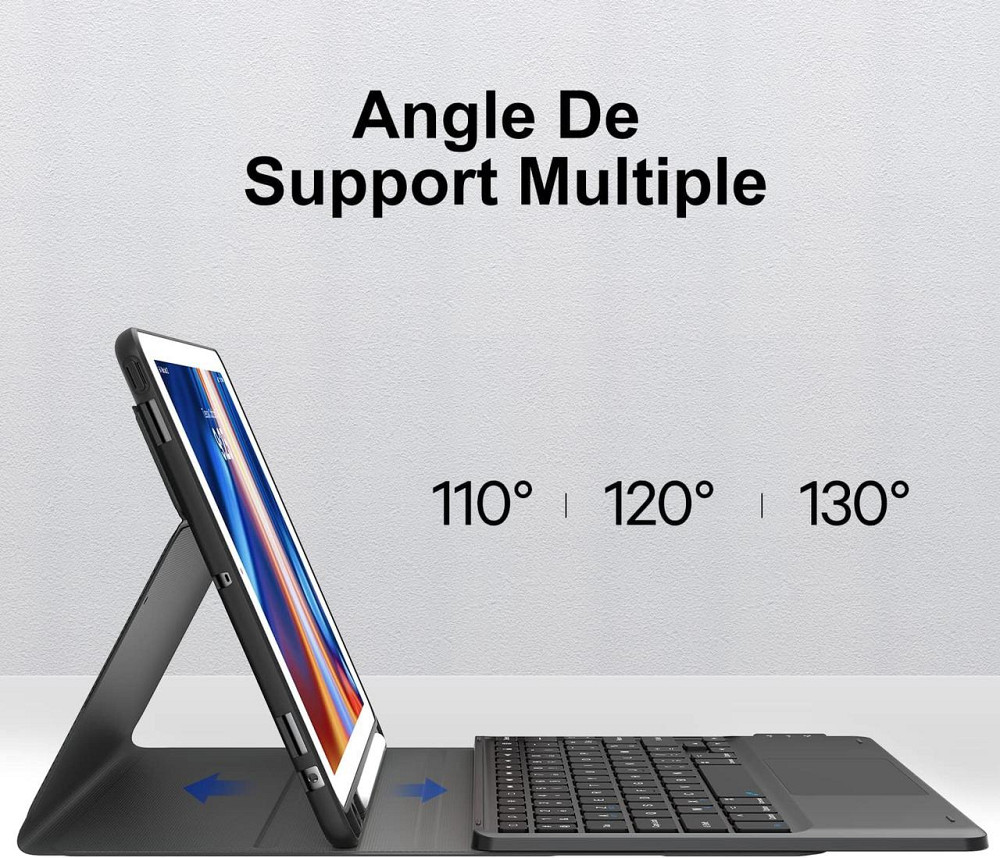 Фірмовий захисний чохол EARTO з Bluetooth клавіатурою для iPad 10.2 (2019/20/21)/pro10.5(2017)/Air 3 10.5 Дніпро - фото 8