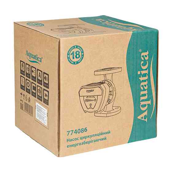 Aquatica Насос циркуляционный энергосберегающий фланц 10-185Вт Hmax 10м Qmax 167л/мин DN40 220м Коломия