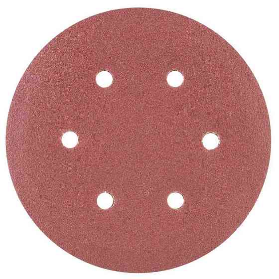 Шлифовальный круг 6 отверстий Ø150мм P100 (10шт) SIGMA (9122261) Ровно