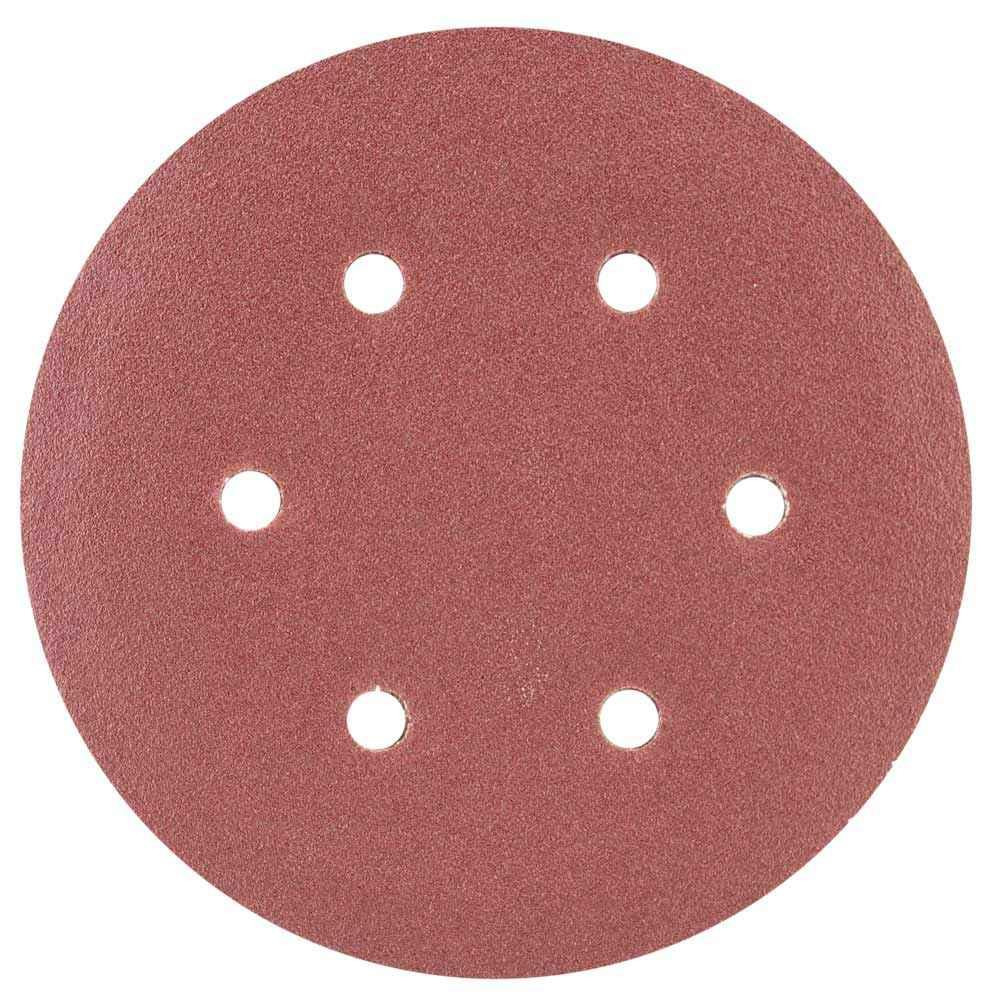 Шлифовальный круг 6 отверстий Ø150мм P100 (10шт) SIGMA (9122261) Ровно - изображение 1